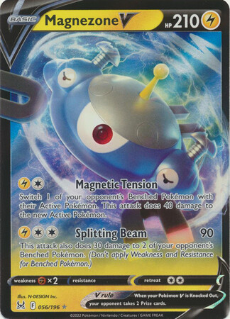 GA Magnezone V - 056/196 - Ultra Rare
Sword &amp; Shield: Lost Origin Singles