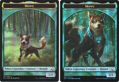 Mowu Token 001 | 002 - Foil Global Series: Jiang Yanggu &amp; Mu Yanling
