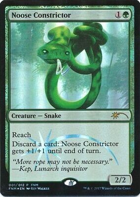 Noose Constrictor 001/012 - FNM Foil Promo Magic: The Gathering Promo Cards(Español)