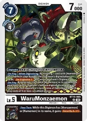WaruMonzaemon - Exceed Apocalypse (BT15) Exceed Apocalypse