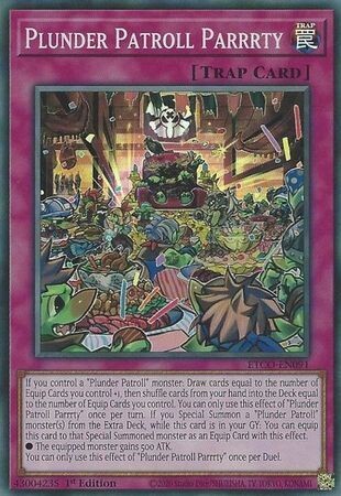 Plunder Patroll Parrrty - ETCO-EN091 - Super Rare 1st Edition Eternity Code 1st Edition Singles (Espanol)