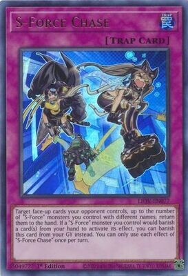S-Force Chase - LIOV-EN077 - Ultra Rare 1st Edition Lightning Overdrive: LIOV 1st Edition Singles (Espanol)