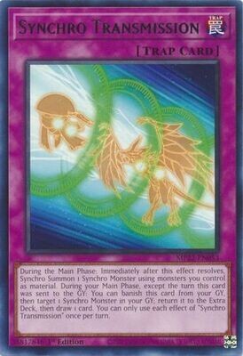 Synchro Transmission - MP22-EN053 - Rare 1st Edition
2022 Mega-Tin: Pharaoh&#39;s Gods 1st Edition Singles