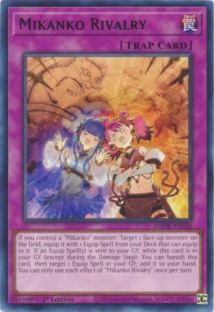 Mikanko Rivalry - AMDE-EN036 - Rare 1st Edition Amazing Defenders 1st Edition Singles (Espanol)