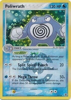 Poliwrath - 11/112 - Holo Rare Reverse Holo
Ex Fire Red &amp; Leaf Green Reverse Holo Singles