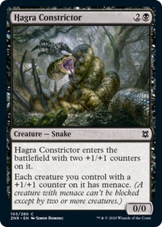 Hagra Constrictor 105/280 Zendikar Rising Singles(Español)