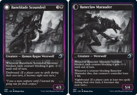 Baneblade Scoundrel | Baneclaw Marauder 085
Innistrad: Double Feature Singles