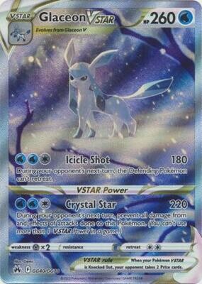 SJ Glaceon VSTAR - GG40/GG70 - Ultra Rare Crown Zenith Singles