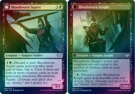 Bloodsworn Squire | Bloodsworn Knight 097/277 - Foil Innistrad: Crimson Vow Foil Singles