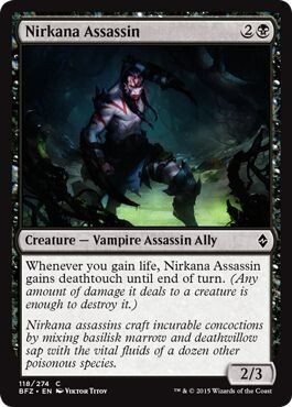 Nirkana Assassin 118/274 - Battle for Zendikar Singles