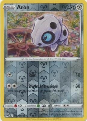 Aron - 087/159 - Common Reverse Holo
Crown Zenith Reverse Holo Singles
