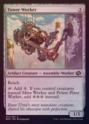 Tower Worker 255/287 - Foil
The Brothers&#39; War Foil Singles (Español)