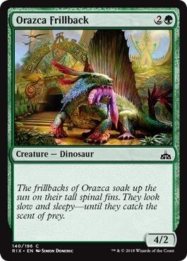 Orazca Frillback 140/196
Rivals of Ixalan Singles