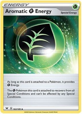 Aromatic G Energy - 162/185 - Uncommon
Sword &amp; Shield: Vivid Voltage Singles