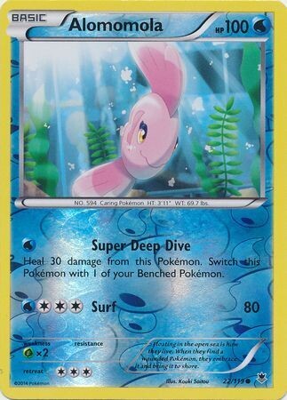 Alomomola - 22/119 - Common Reverse Holo XY: Phantom Forces Reverse Holo Singles