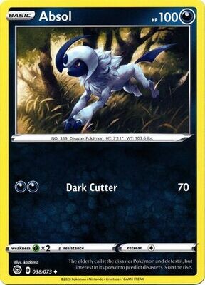Absol - 038/073 - Uncommon
Champion&#39;s Path Singles