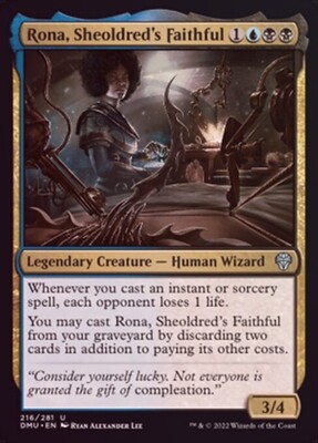 Rona, Sheoldred&#39;s Faithful 216/281 - Foil
Dominaria United Foil Singles