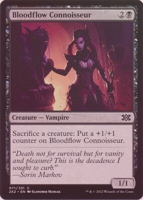 Bloodflow Connoisseur 071/331 - Foil Double Masters 2022 Foil Singles