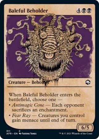 Baleful Beholder 311 - Showcase / Rulebook
Adventures in the Forgotten Realms Collector Booster Singles