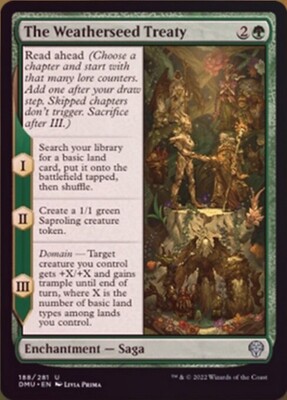 The Weatherseed Treaty 188/281 - Foil
Dominaria United Foil Singles