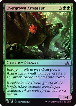 Overgrown Armasaur 141/196 - Foil
Rivals of Ixalan Foil Singles