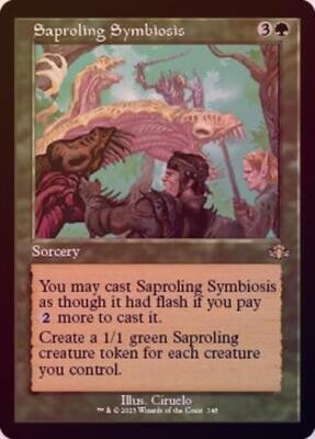 Saproling Symbiosis 348 - Retro Frame Foil
Dominaria Remastered Collector Booster Foil Singles