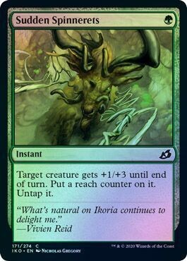 Sudden Spinnerets 171/274 - Foil
Ikoria: Lair of Behemoths Foil Singles