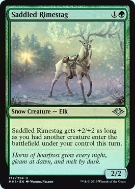 Saddled Rimestag 177/254 - Foil
Modern Horizons Foil Singles