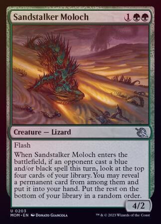 Sandstalker Moloch 0203 - Foil
March of the Machine Foil Singles