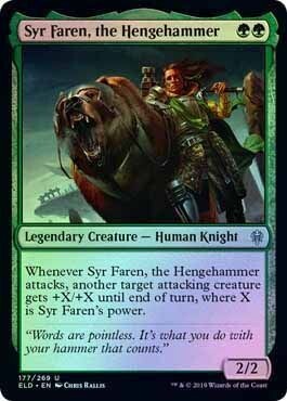 Syr Faren, the Hengehammer 177/269 - Foil
Throne of Eldraine Foil Singles(Español)