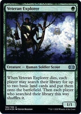Veteran Explorer 186/332 - Foil Double Masters Foil Singles