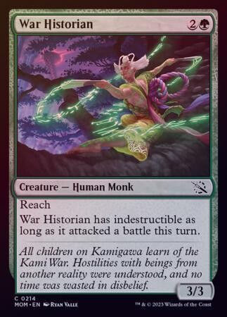 War Historian 0214 - Foil March of the Machine Foil Singles