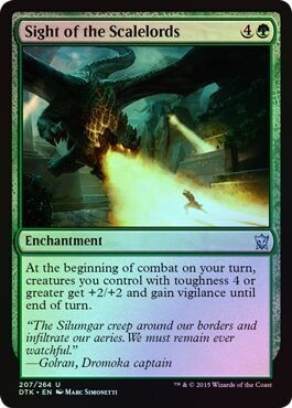 Sight of the Scalelords 207/264 - Foil Dragons of Tarkir Foil Singles (Español)