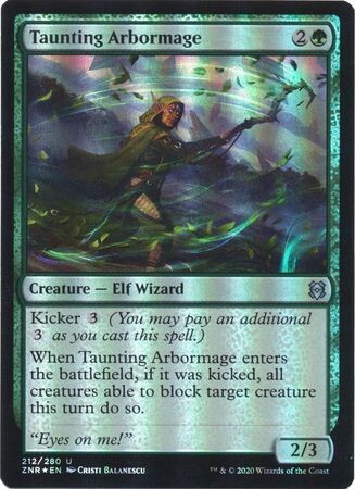 Taunting Arbormage 212/280 - Foil
Zendikar Rising Foil Singles