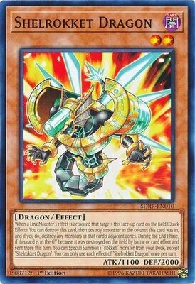 Shelrokket Dragon - SDRR-EN010 - Common 1st Edition Rokket Revolt Singles *Espanol*