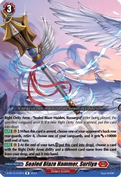 Sealed Blaze Hammer, Suriiya - Evenfall Onslaught (D-BT12)
Evenfall Onslaught