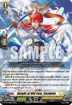 SH Knight of Old Fate, Cordiela (198) - D Promo Cards (D-PR)
D Promo Cards