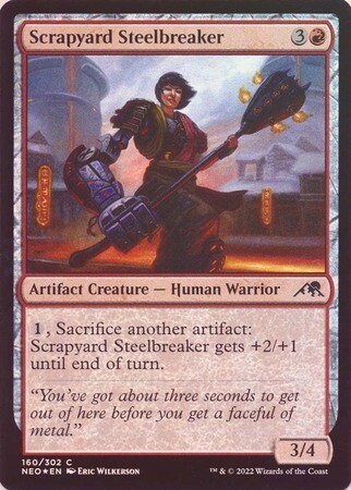 Scrapyard Steelbreaker 160/302 - Foil Kamigawa Neon Dynasty Foil Singles