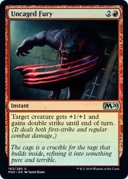 Uncaged Fury 163/280 - Foil Magic 2020 (M20) Foil Singles (Español)