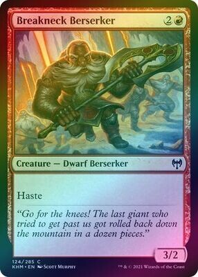Breakneck Berserker 124/285 - Foil Kaldheim Foil Singles