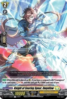 Knight of Soaring Spear, Gwynllaw - Clash of the Heroes (D-BT11)
Clash of the Heroes