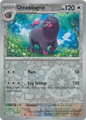 Oinkologne - 157/198 - Uncommon Reverse Holo Scarlet &amp; Violet (Base Set) Reverse Holo Singles