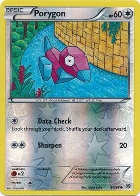 Porygon - 64/98 - Common Reverse Holo
XY: Ancient Origins Reverse Holo Singles