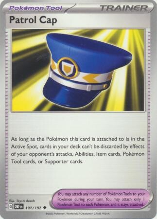 Patrol Cap - 191/197 - Uncommon Obsidian Flames Singles