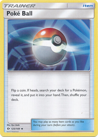 Poke Ball - 125/149 - Uncommon
Sun &amp; Moon (Base Set) Singles