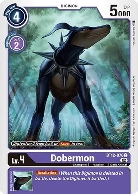 SH Dobermon - Across Time (BT12)
Across Time