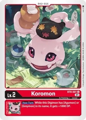 SH Koromon - X Record (BT09)
X Record