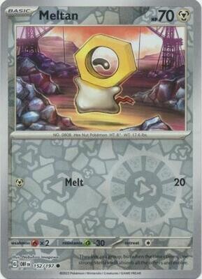 Meltan - 152/197 - Common Reverse Holo Obsidian Flames Reverse Holo Singles
