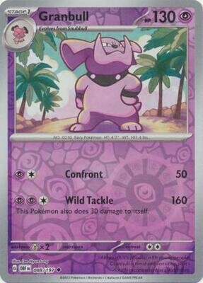Granbull - 088/197 - Uncommon Reverse Holo
Obsidian Flames Reverse Holo Singles