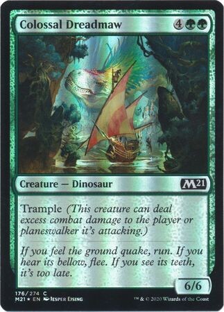 Colossal Dreadmaw 176/274 - Foil
Magic 2021 (M21) Foil Singles